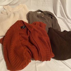 Sweater / Cardigan Bundle of 4 