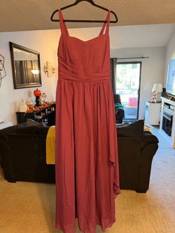 Burgundy/Plum Maxi Formal Dress