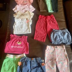 6 Month Baby Girl Bundle 18 Pcs 