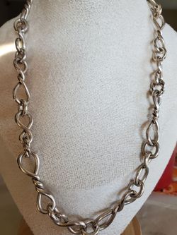 David Yurman Sterling Silver Continuance Link Necklace
