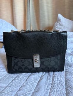 Black Coach medium cross body