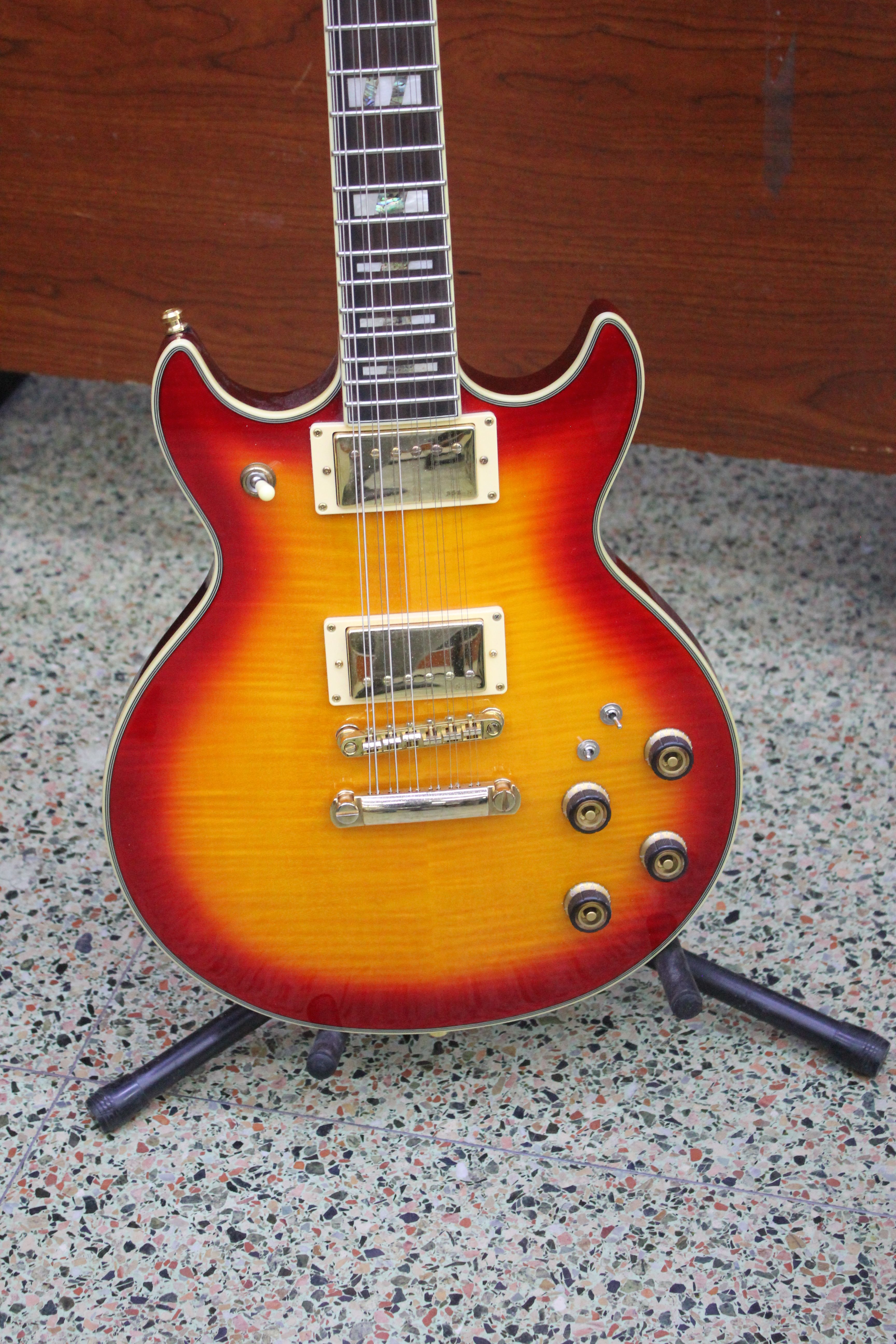 Ibanez Artist Series AR3212 Cherry Burst 12 String Electric Guitar