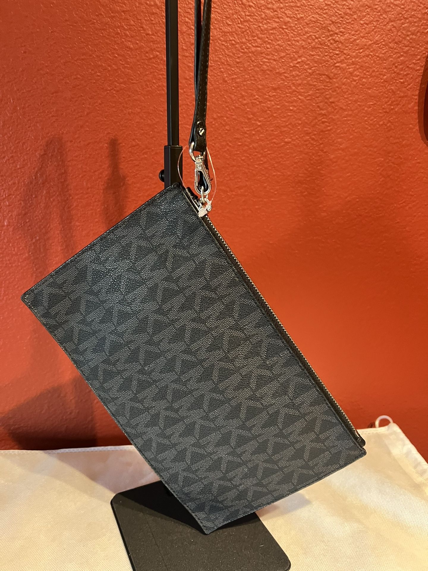 Michael Kors Large Black Wristlet