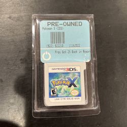 Unopened Used Pokémon X For Trade