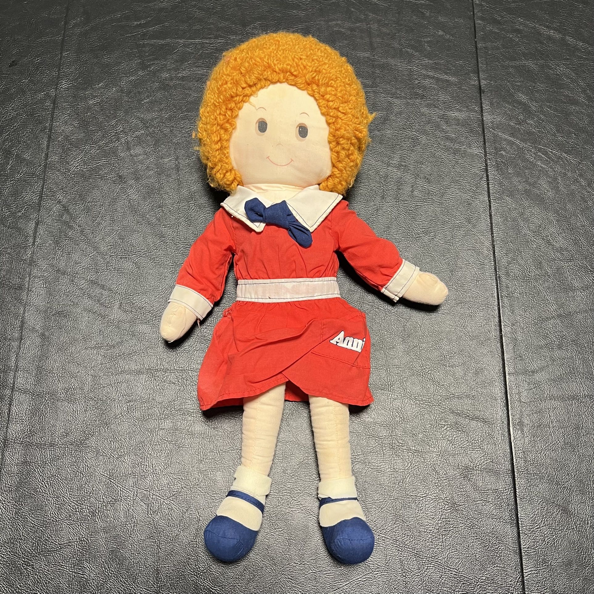 Vintage VTG 1990s 90s Knickerbocker Toys Annie Orphan Girl Plush