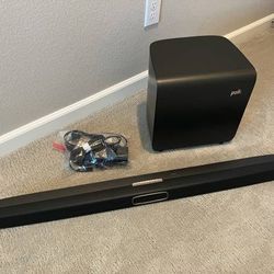 Polk Audio MagniFi Sound Bar and Wireless Subwoofer