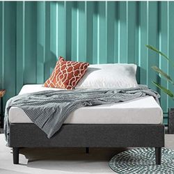 New Queen Size Upholstered Platform Bed Frame
