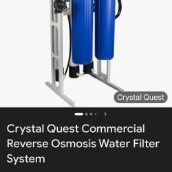 Commercial Reverse Osmosis System 