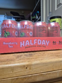Halfday prebiotic raspberry tea