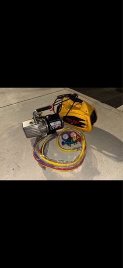 HVAC vacuum and recovery and gauges