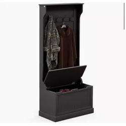 Entryway Hall Tree with Storage Bench