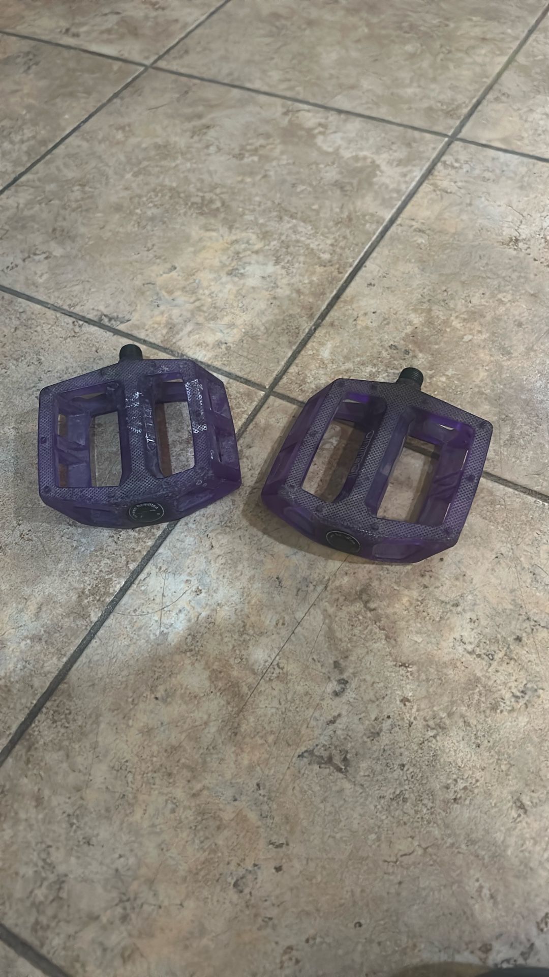 Purple pedals