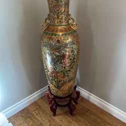 Vintage Large Chinese Floor Vase