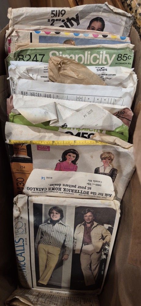 Full Groceries Bag Of Old Patterns 