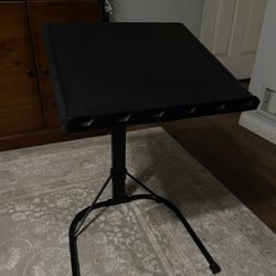 Black Adjustable Tv Table
