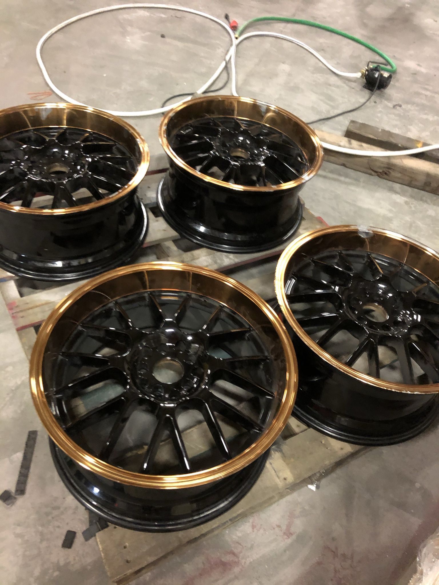 Sand Blast / Powder Coating Wheels / Rims