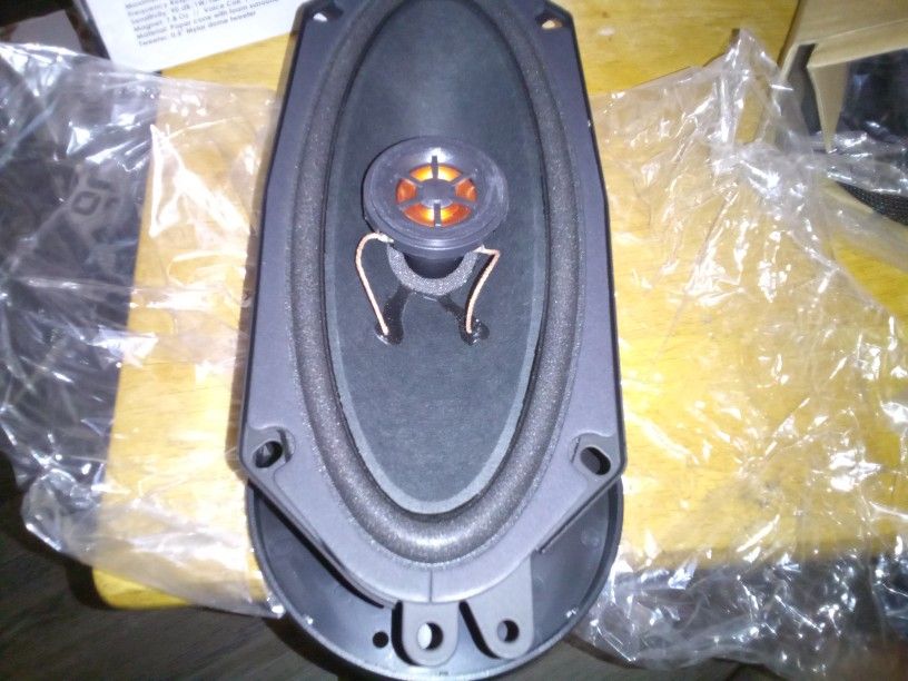 Brand New Audio Bank Flame Series AB-410S 4"X 10" 4 Ohms 2-Ways 650 Watts Peak Power Each Speaker Coaxial Speaker