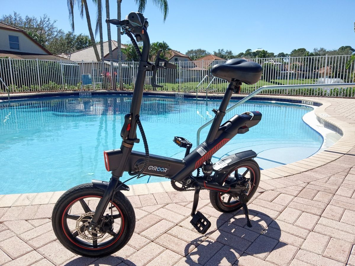 Electric Folding Bike Bicycle 19mph Refurbished – New 10ah Battery

