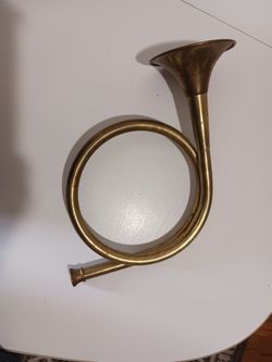Vintage Decorative French Horn 