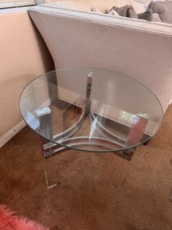 Glass Top Side Tables