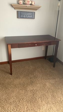 Wooden desk