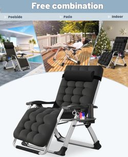 New Indoor Outdoor Zero Gravity Chair With Cushion