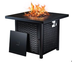 🔥 Outdoor Propane Fire Pit Setup – Bundle Deal! Warmth + Style + Everything You Need 🔥