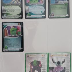 Dbz foil hi-tech cards - trunks saga 7 cards