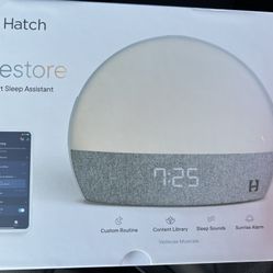 Hatch Restore Sound Machine, Smart Light and Sleep Sounds