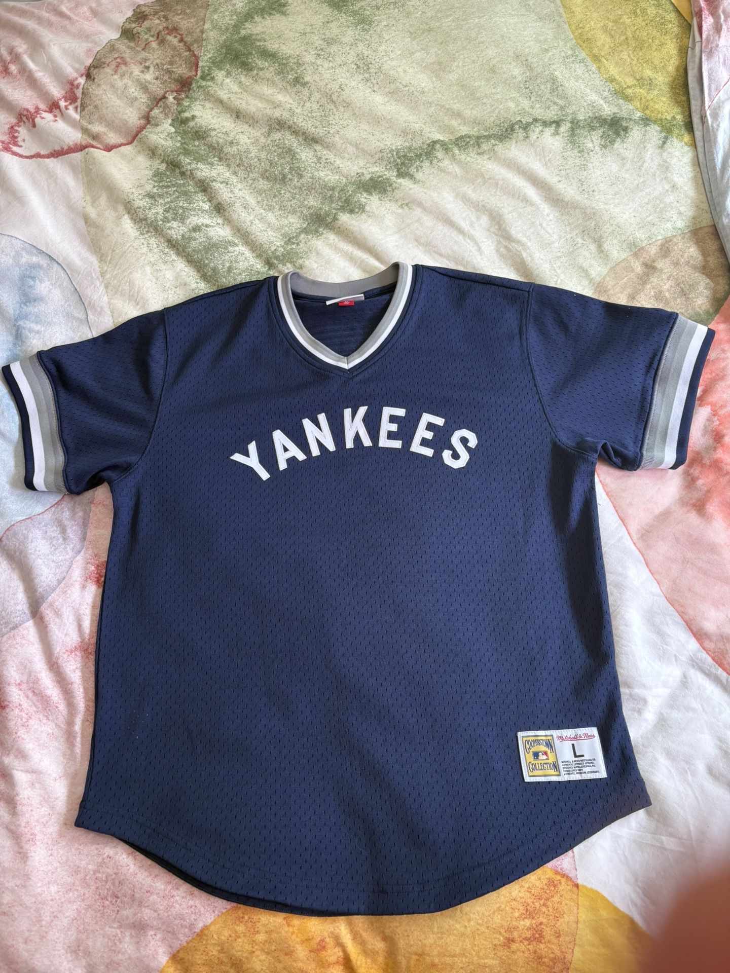 New Mitchell & Ness Pullover Yankee Jersey Size L