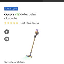 Dyson V12 Slim Detect Brand New Sealed 