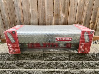 CRAFTSMAN Silver Aluminum Side mount Truck Tool Box