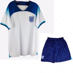 ENGLAND Soccer Jersey + Short Size XL