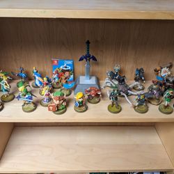 The Legend of Zelda Amiibo Collection - 24 Amiibos! Nintendo Switch, Link, Breath of the Wild