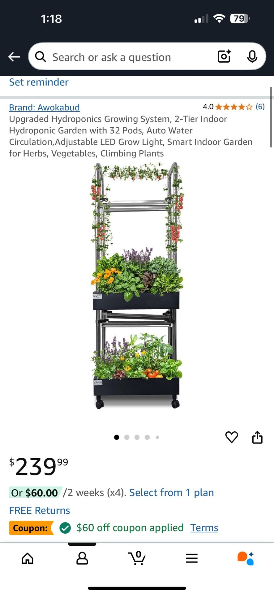 Upgraded Hydroponics Growing System