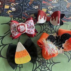 Halloween Hair Bows