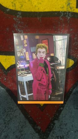 2024 McFarlane Gold Label  Batman 1966 Joker Black Light Edition 1/6300 Sealed