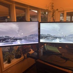 🔥 4K + Gaming Monitor Bundle + Dual Monitor Arm – Samsung LU28E510DS/ZA & LG 32GN50T-B 🔥