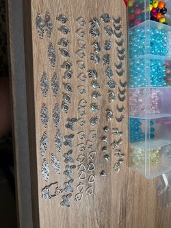 Silver Metal Jewelry Charms Mixed Lot