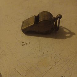 Vintage Milatary Whisle Brass