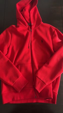 Polo Ralph Lauren Red Zip-Up Hoodie