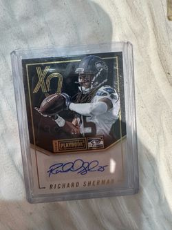Richard Sherman Seattle Seahawks Autographed Card /10