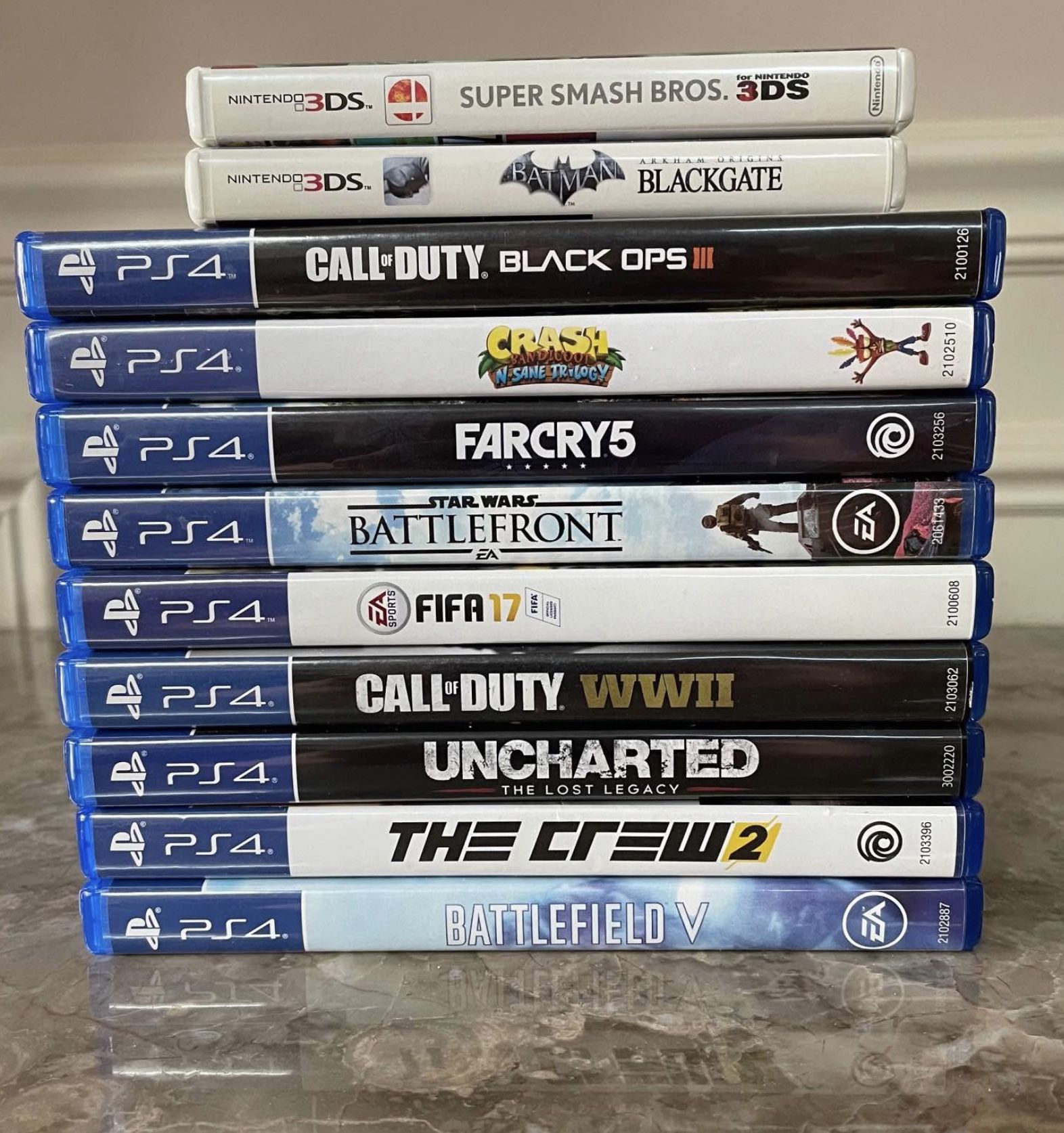 PS4 & Nintendo 3DS Video Games