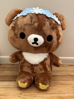 Rilakkuma Chairoikoguma Plush 22” (New With Tags)