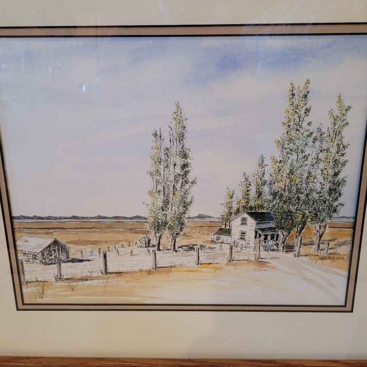 Painting Wall Art Farmhouse Country Nature Central Valley Home Decor Decoration