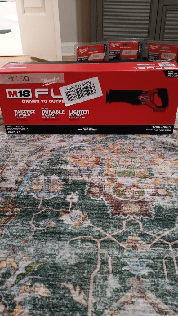 Sawzall Fuel M18 $150 (TOOL ONLY)