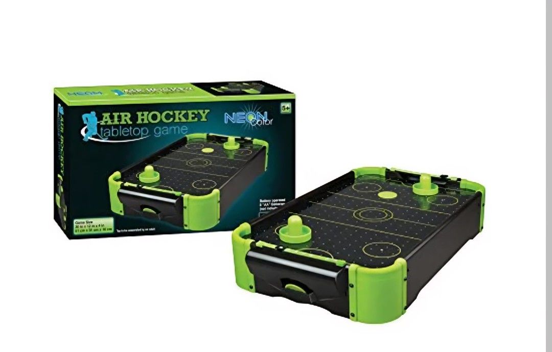 Air Hockey Table | 20-inch Neon Version Table Top Family Game