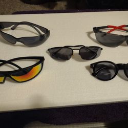 Set Of Five Gently Used Sunglasses