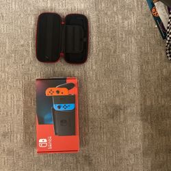 Nintendo Switch With A Case 