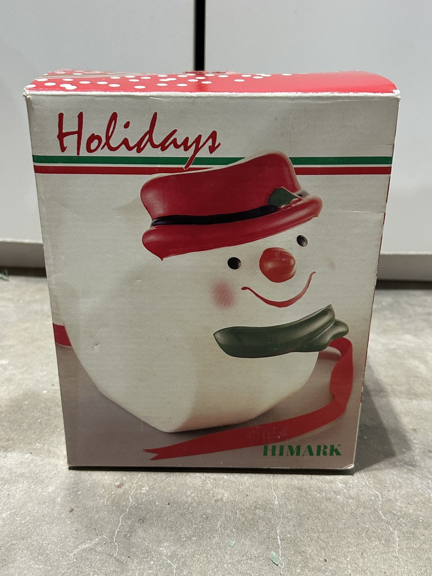 Snow Man Cookie Jar